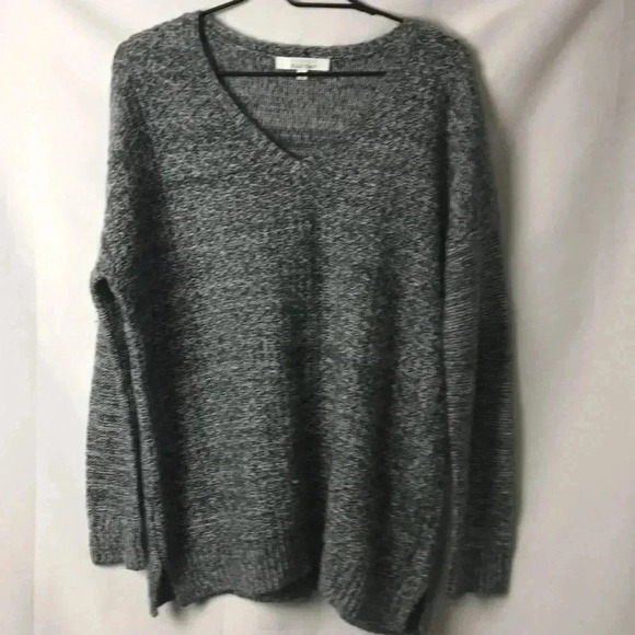 COMPANY ELLEN TRACY WO SZ LG COZY SWEATER GRAY - Picture 2 of 10